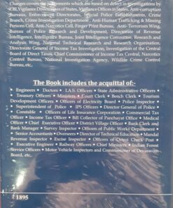 Acquittal of Public Servants by Supreme Court From Corruption Charges (Alongwith Full Text of the Prevention of Corruption Act, 1988) - A-Z Judgments from 1988 to 2019 by P.K.Das