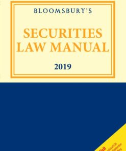 Bloomsbury Securities Law Manual 2019, 1st Edition June 2019