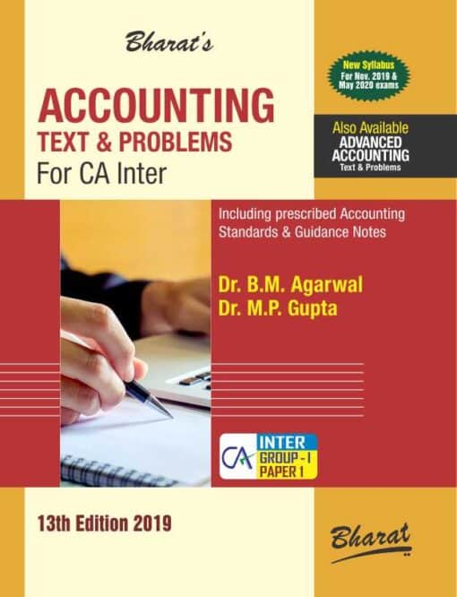 Bharat's Accounting (Text and Problems) by Dr. B.M Agarwal & Dr. M.P. Gupta