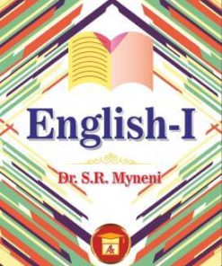 ALA's English-I by Dr. S.R. Myneni Reprint 2019