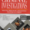 DLH's Criminal Investigations - Practice, Procedure, Proceedings Techniques & Trails by Malik - 2nd Edition 2021