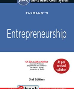 Taxmann's Entrepreneurship by Abha Mathur for CBCS - 3rd Edition March 2021