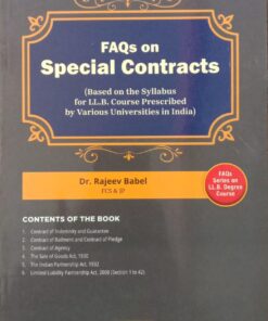 B.C. Pub's FAQ's on Contract - II by Rajeev Babel - 1st Edition 2025
