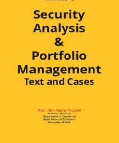 Taxmann's Security Analysis & Portfolio Management Text and Cases by Vanita Tripathi July 2019