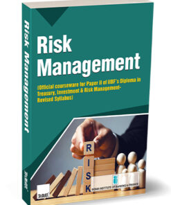 Cover of Taxmann's Risk Management, Official Courseware for IIBF DTIRM Paper II, Edition 2026