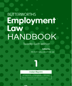 Lexis Nexis's Employment Law Handbook (Set of 2 Vols.) by Butterworths 26th Edition 2019