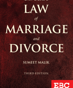 EBC's B.P. Beri's Law of Marriage and Divorce by Sumeet Malik 3rd Edition, 2020