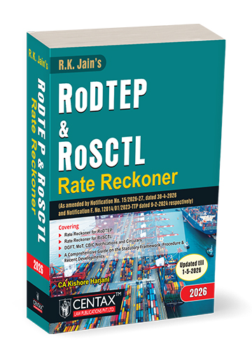 RoDTEP & RoSCTL Rate Reckoner 2026 | Kishore Harjani