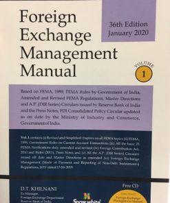 Snow White’s Foreign Exchange Management Manual (2 Volumes) by D.T. Khilnani, 36th Edition January 2020