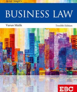 EBC's Business Law by Avtar Singh - 12th Edition 2023