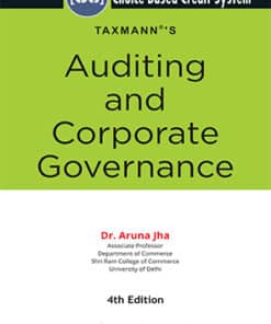 Taxmann's Auditing and Corporate Governance by Aruna Jha under CBCS - 4th Edition December 2020