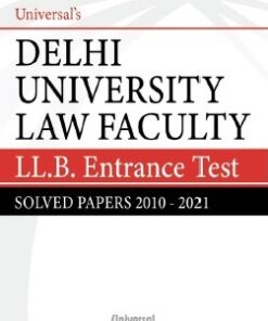 Lexis Nexis's Delhi University Law Faculty LL.B. Entrance Test Solved Papers by Universal - 8th Edition 2022