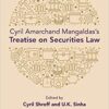 Thomson's Cyril Amarchand Mangaldas's Treatise on Securities Law by Cyril Shroff - 1st Edition 2021