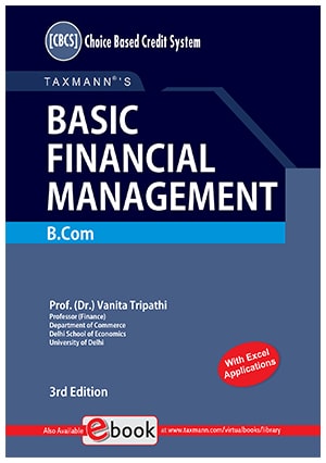 Taxmann's Basic Financial Management - B.Com by Vanita Tripathi - 3rd Edition September 2021