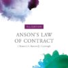 Anson's Law of Contract by Jack Beatson FBA, Andrew Burrows FBA, QC (Hon), and John Cartwright - 31st Edition May 2020