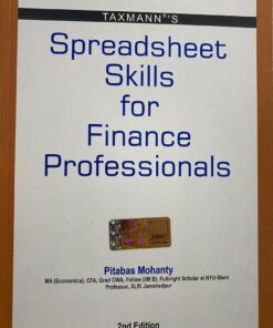 Taxmann's Spreadsheet Skills for Finance Professionals by Pitabas Mohanty - 2nd Edition August 2020