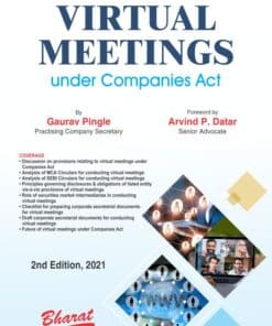 Bharat's Virtual Meetings under Companies Act, 2013 By Gaurav Pingle - 2nd Edition July 2021