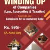Bharat's Winding up of Companies – Law, Accounting & Taxation by CA. Kamal Garg - 1st Edition 2020