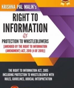 ALA's Right to Information by Krishna Pal Malik - 3rd Edition Reprint 2022