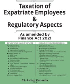 Taxmann's Taxation of Expatriate Employees & Regulatory Aspects by Ashish Karundia - 2nd Edition May 2021