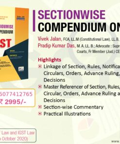 B.C. Publications Sectionwise Compendium on GST by Vivek Jalan - Edition October 2020