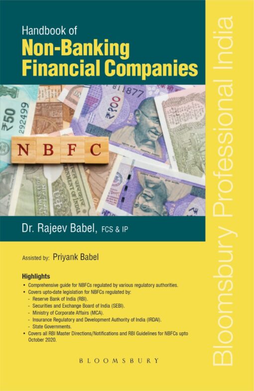 Bloomsbury’s Handbook of Non-Banking Financial Companies by Dr Rajeev Babel - 1st Edition October 2020