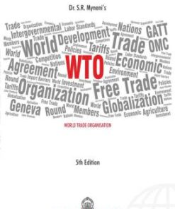 ALH's World Trade Organisation by Dr. S.R. Myneni - 5th Edition 2020