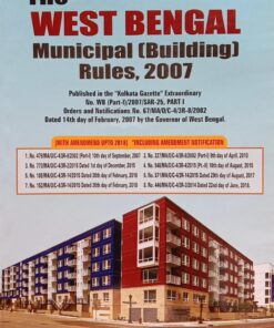 B.C. Publication's The West Bengal Municipal (Building) Rules, 2007 by Shambhu Prasad Choudhury