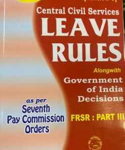 Nabhi’s Compendium of Central Civil Services Leave Rules - Edition 2021