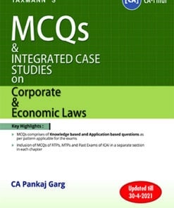 Taxmann's MCQs and Integrated Case Studies on Corporate & Economic/Allied Laws by Pankaj Garg for Nov 2021 Exams