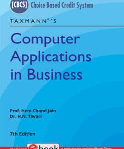 Taxmann's Computer Applications in Business by Hem Chand Jain - 7th Edition Dec 2022