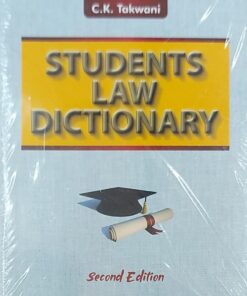 Whytes & Co's Students law Dictionary by C.K.Takwani - 2nd Edition 2022