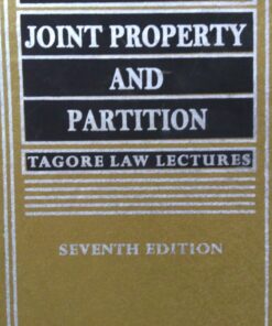 KLH's Joint Property & Partition by Mitra - 7th Edition 2019