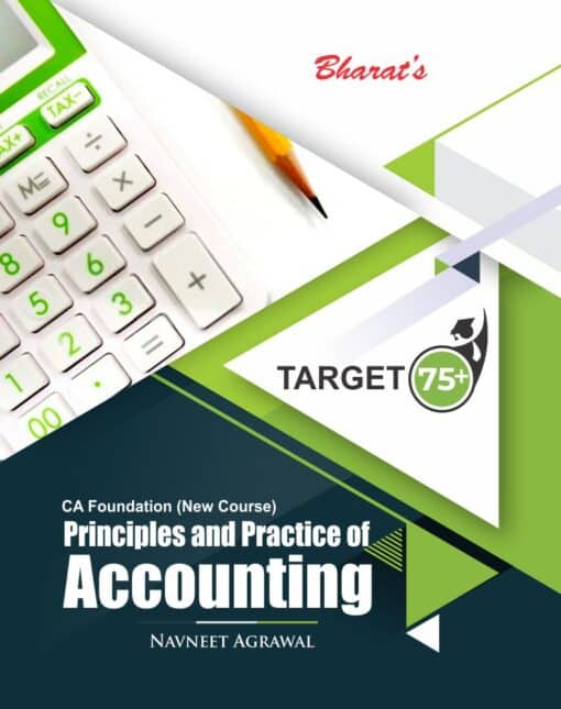 Bharat's Principles and Practice of Accounting by Navneet Agrawal for May 2021 Exams