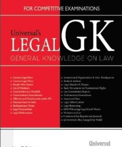 Lexis Nexis's Legal GK (General Knowledge on Law) for Competitive Examinations by Universal - 31st Edition December 2021