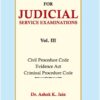 Ascent's Judicial Services Examination Vol-3 by Dr. Ashok Kumar Jain