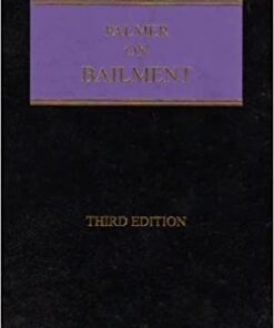 Sweet & Maxwell's Palmer on Bailment - 3rd South Asian Edition 2019