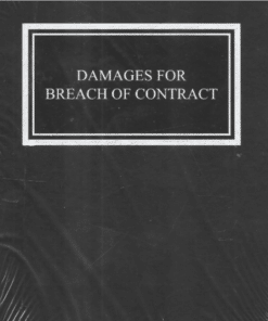 Sweet & Maxwell's Damages for Breach of Contract by Richard Lawson - South Asian Edition 2021