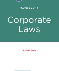 Taxmann's Corporate Laws by Rajni Jagota for CBCS - 1st Edition April 2021
