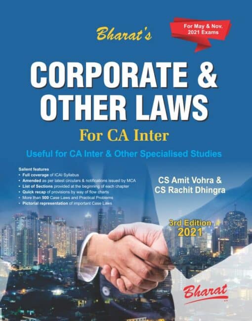 Bharat's Corporate & Other Laws by CS Amit Vohra for May 2021 Exam