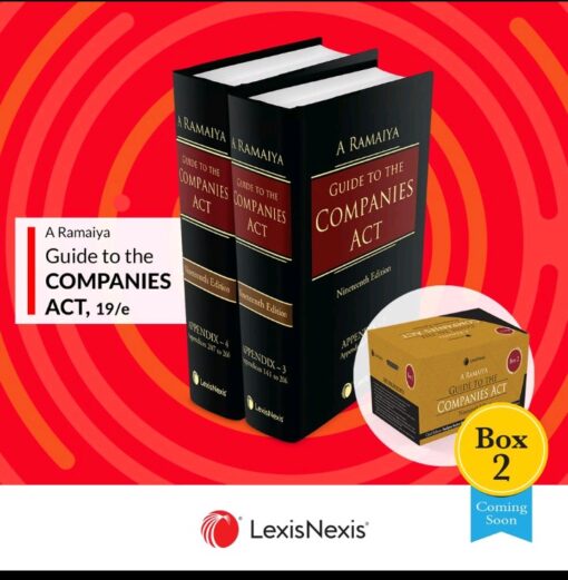 Lexis Nexis's Guide to the Companies Act (Box 2) by A Ramaiya - 19th Edition 2021