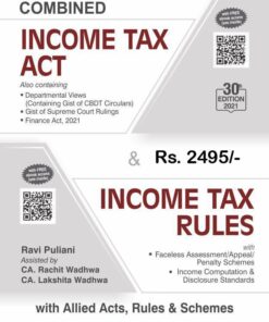 Bharat's Combined Income Tax Act & Income Tax Rules - 30th Edition 2021