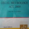 DLH's The Legal Metrology Act, 2009 by S.R. Bhattacharjee - 6th Updated Edition 2021