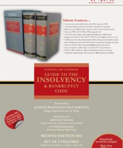 Wadhwa Brother's Guide to the Insolvency & Bankruptcy Code With Procedures (2 Volumes) by Wadhwa Law Chambers - 2nd Edition 2021