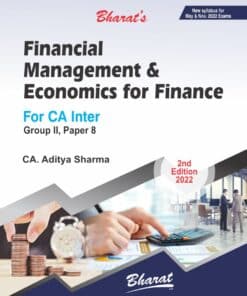 Bharat's Financial Management And Economics for Finance by CA. Aditya Sharma for May 2022 Exam