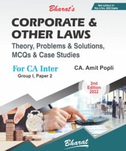 Bharat's Corporate & Other laws by CA. Amit Popli for May 2022 Exam