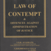Vinod Publication's Law of Contempt & Offences against Administration of Justice by V.S.R. Avadhani - Edition 2021