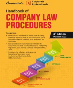 Commercial's Handbook of Company Law Procedures by Corporate Professionals - 4th Edition 2022