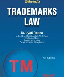 Bharat's Trademark Laws by Dr. Jyoti Rattan - 1st Edition June 2021