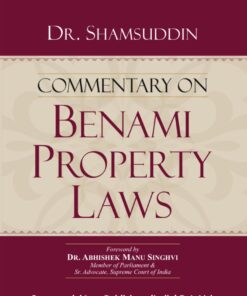 Commercial's Commentary on Benami Property Laws By Dr. Shamsuddin - 1st Edition 2021